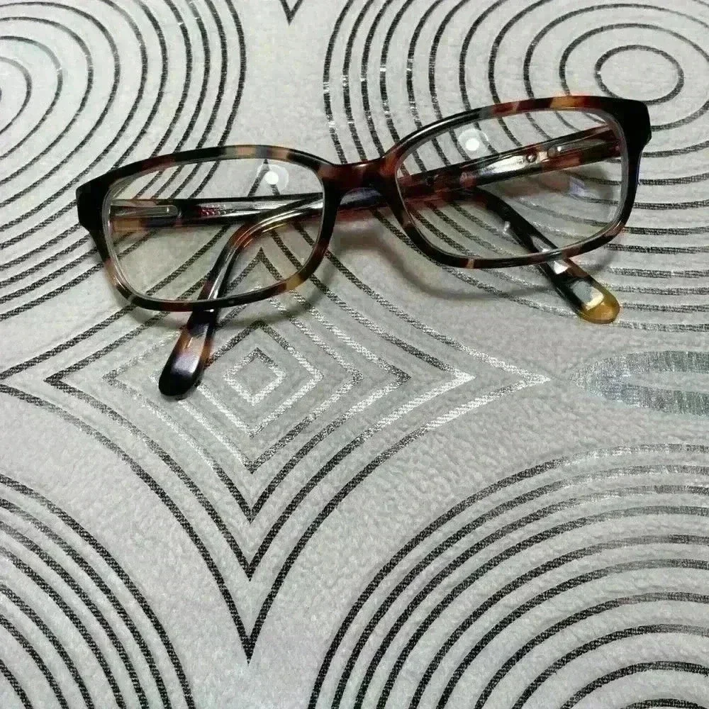 Juicy Couture Adult Eyeglasses Frames Brown Blue Tortoise Gold